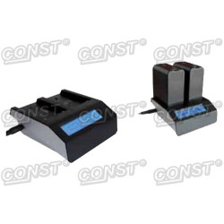 Cargador Dual C-2U60 para Sony BP-U30/60/90 con Pantalla LCD