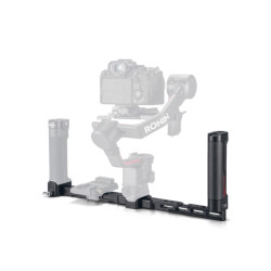 Soporte doble alimentación DJI RS2/RS3/RS4 | Compatible con V-Mount