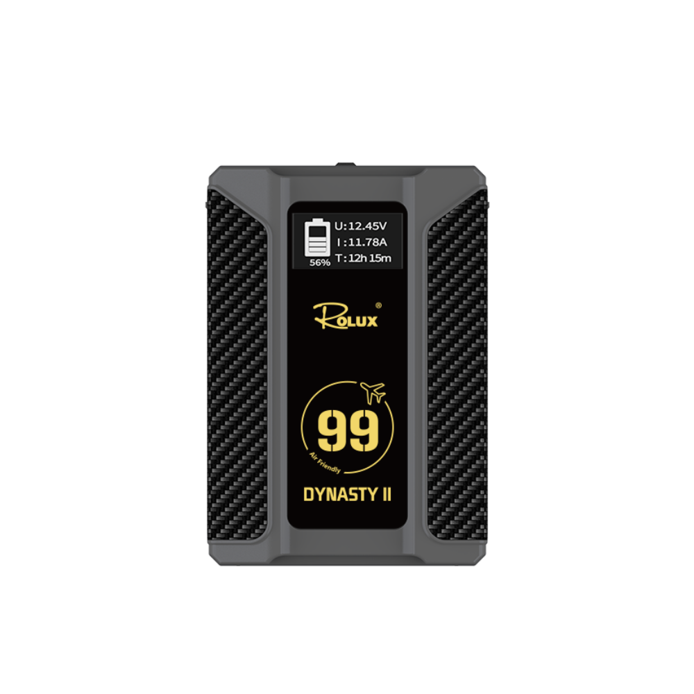 ROLUX DYNASTY II 99Wh V-Mount: Batería USB-C PD 65W