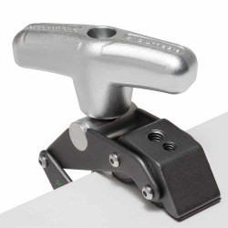 Mango en T Heavy Duty 9.Solutions (plateado) | Compatible con abrazaderas Python y Savior