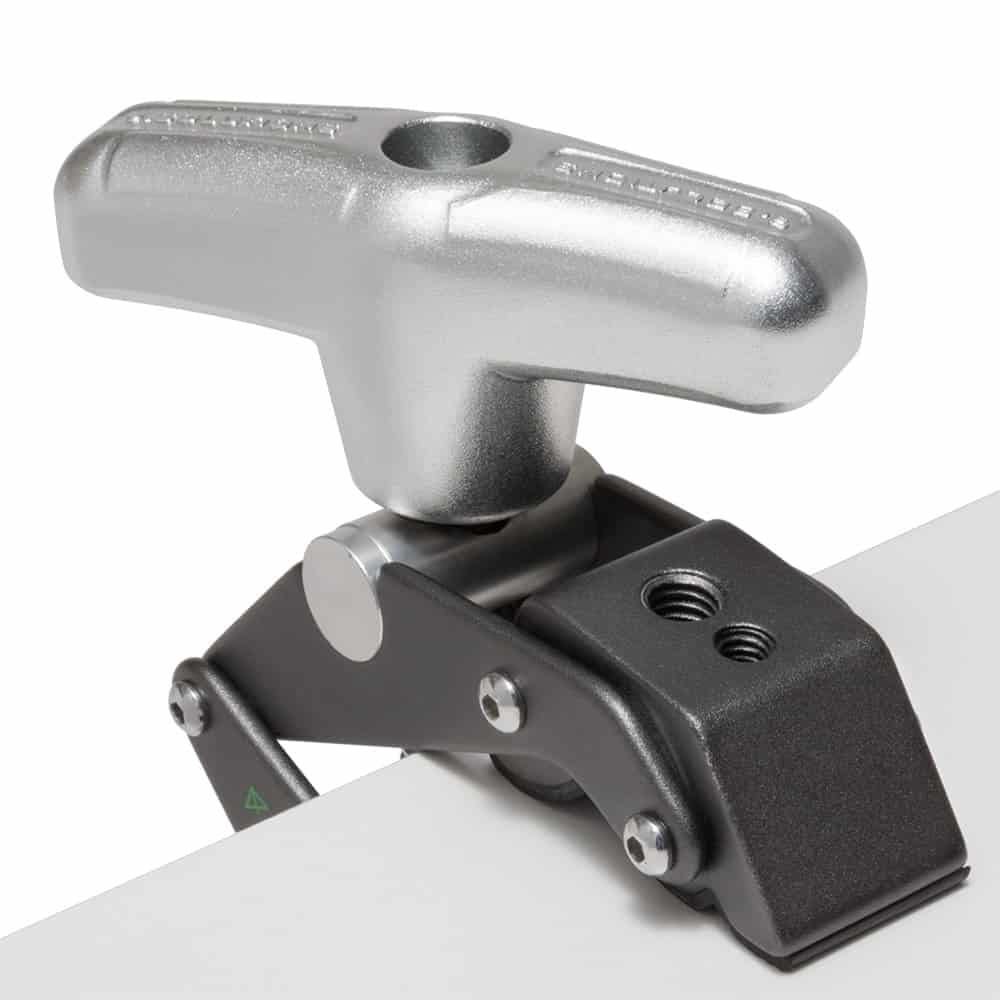 Mango en T Heavy Duty 9.Solutions (plateado) | Compatible con abrazaderas Python y Savior