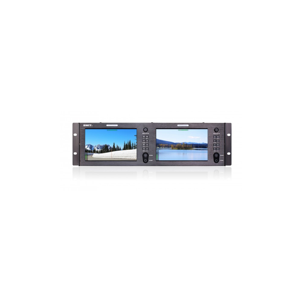 SWIT M-1073H Monitor Dual Rack 7” FHD SDI HDMI 4K