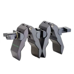 Pinza Python Doble Giratoria | Sujeción Profesional para Foto y Video