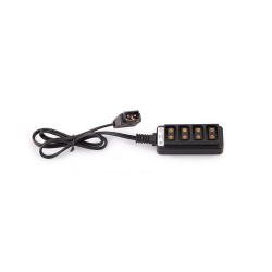 Cable Divisor D-Tap 1×4 Rolux RL-FB2 | Alimenta 4 Dispositivos