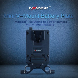 Rolux RL-AC13S | Placa Mini V-Mount para Carga Dual de Baterías BP