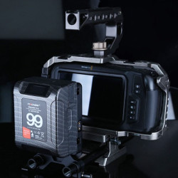 Rolux RL-AC13S | Placa Mini V-Mount para Carga Dual de Baterías BP