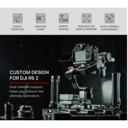 Soporte de Montaje para Monitores con Riel NATO | Compatible con DJI Ronin