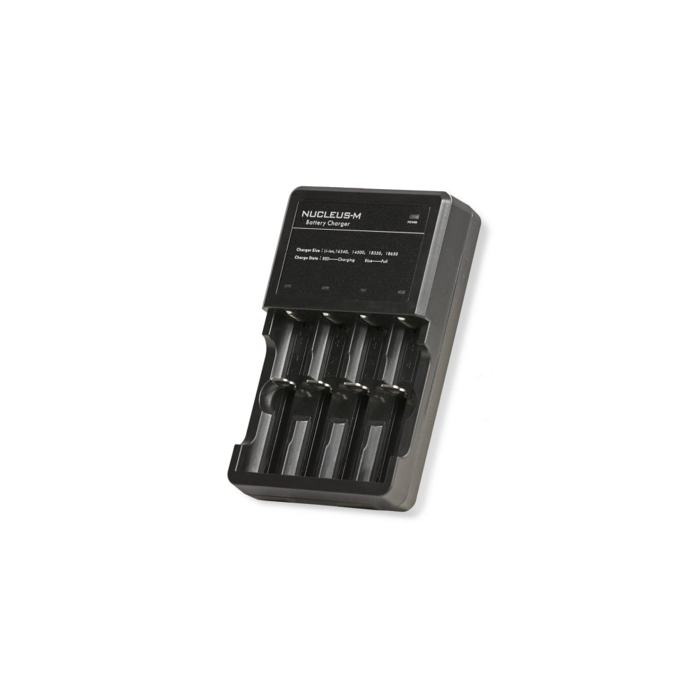 Cargador de Batería Nucleus-M | Carga Simultánea para Baterías Li-ion