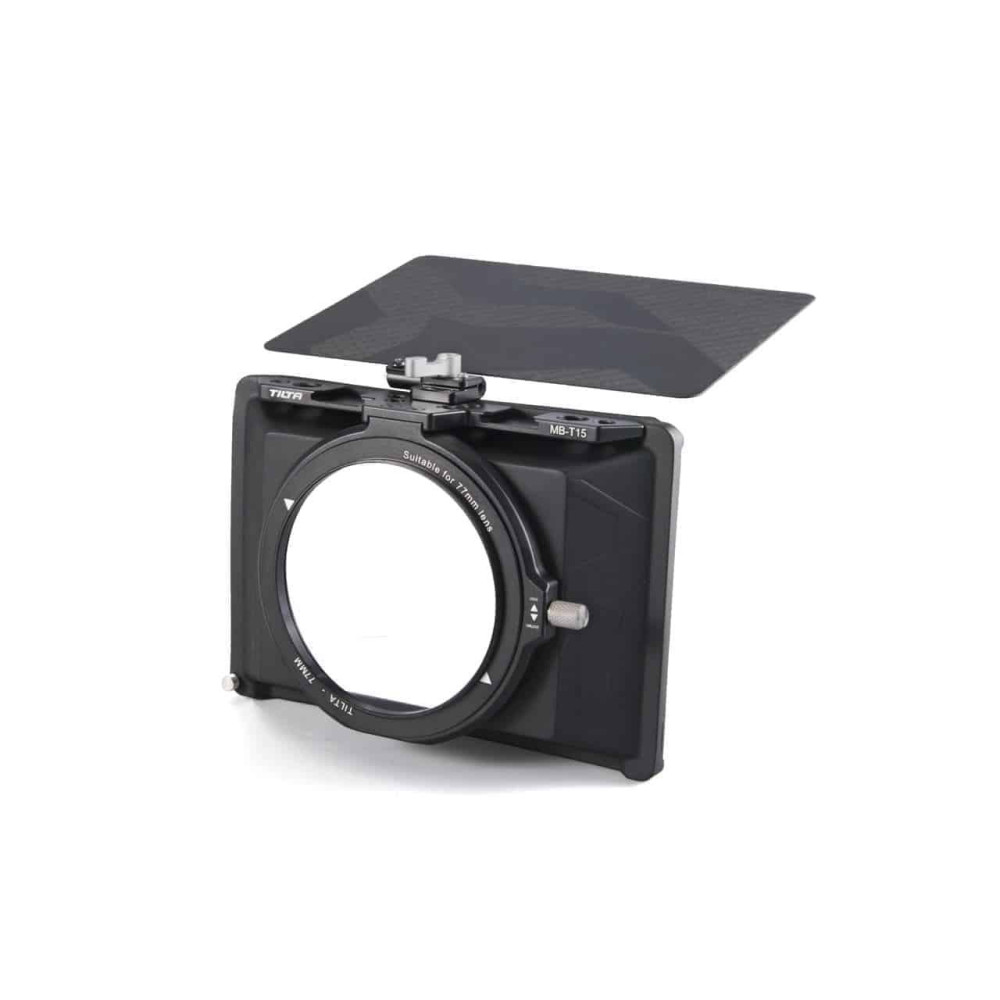 Tiltaing MB-T15 Mini Matte Box | Filtros 4x5.65, Anillos Adaptadores y Bandera