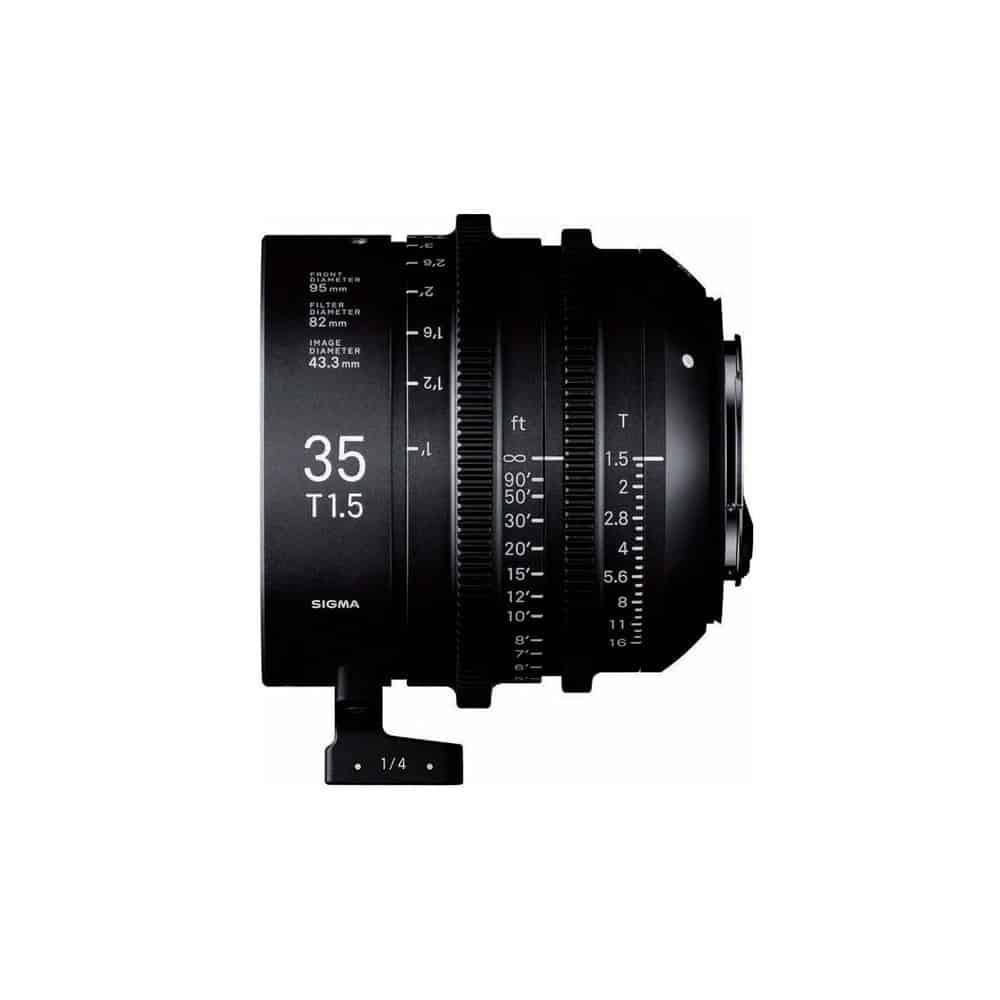 Sigma 35mm T1.5 FF Cine Lens – Full Frame y Alta Luminosidad