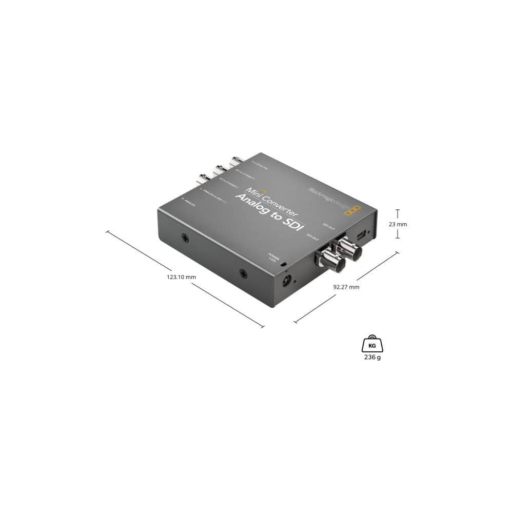 Blackmagic Mini Converter Analog to SDI 2 | Conversión de Video Profesional
