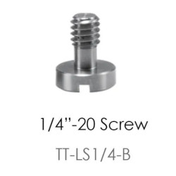Tornillo Ranurado 1/4”-20 TT-LS1/4-B | Para Jaulas y Placas Tilta