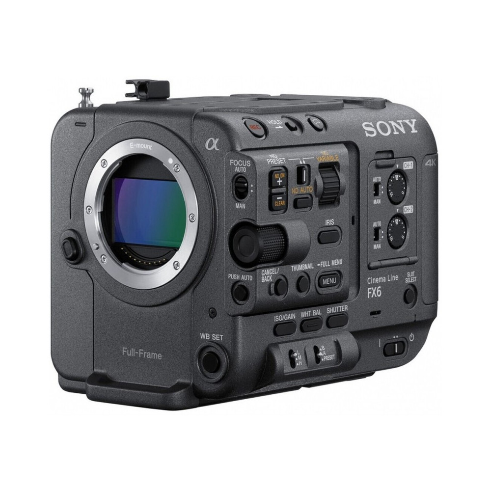 Sony FX6: Cámara Cine 4K Full-Frame, S-Cinetone, ISO 409600