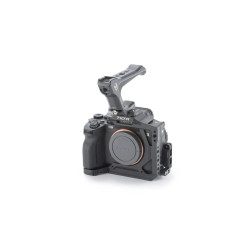 Kit Liviano Tilta para Sony a7R V | Media Jaula + Mango NATO + Riel Arca