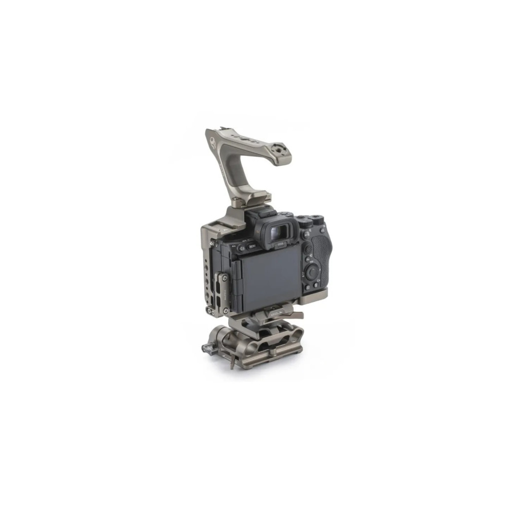 Tilta Pro Kit para Sony a7R V | Half Cage + Placa LWS + Mango NATO