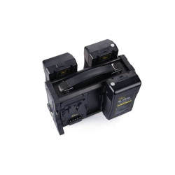 ROLUX RL-4KS: Cargador V-Mount 4 Puestos + Adaptador AC