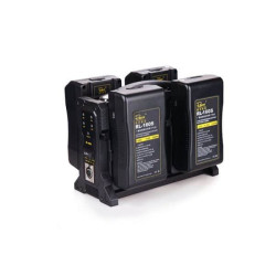 ROLUX RL-4KS: Cargador V-Mount 4 Puestos + Adaptador AC