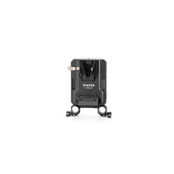 Placa de Batería Tilta Mini V Mount Negra – USB-C PD, P-Tap, Lemo, para Rigs 15 mm