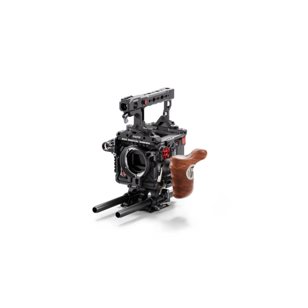 Kit Tilta Básico RED KOMODO-X | Jaula Completa, Asa y Empuñadura de Madera