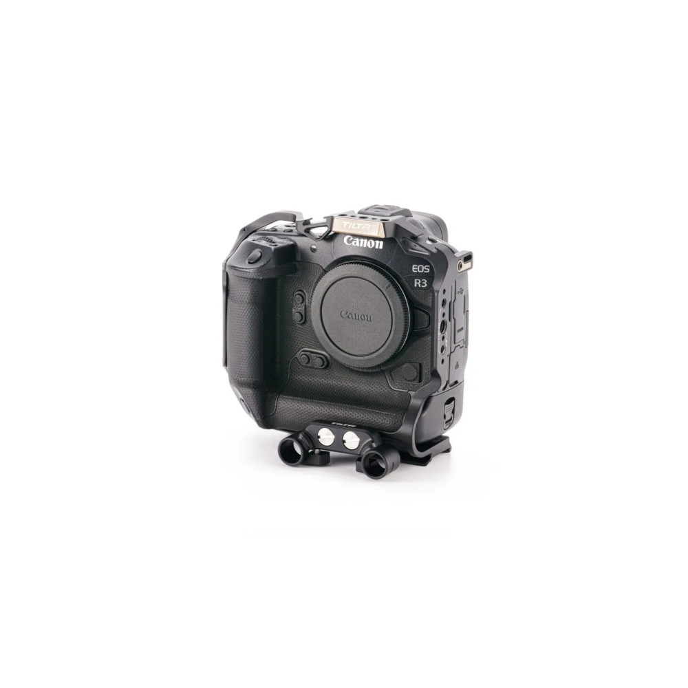 Jaula Tilta para Canon R3 | ARCA-Swiss, Zapata Fría y Soporte de Varilla