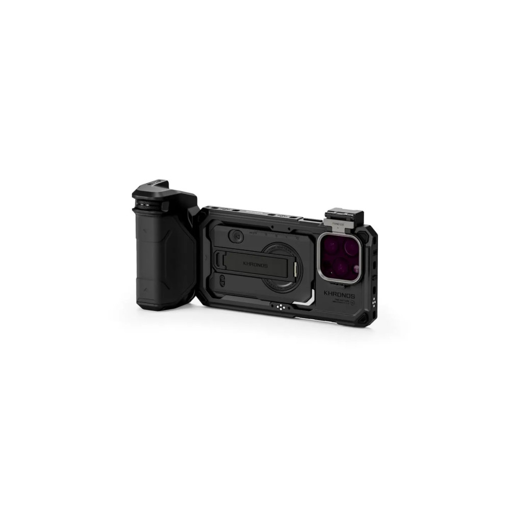 Kit portátil Khronos para iPhone 16 Pro/Max – Jaula, mango y filtros ND