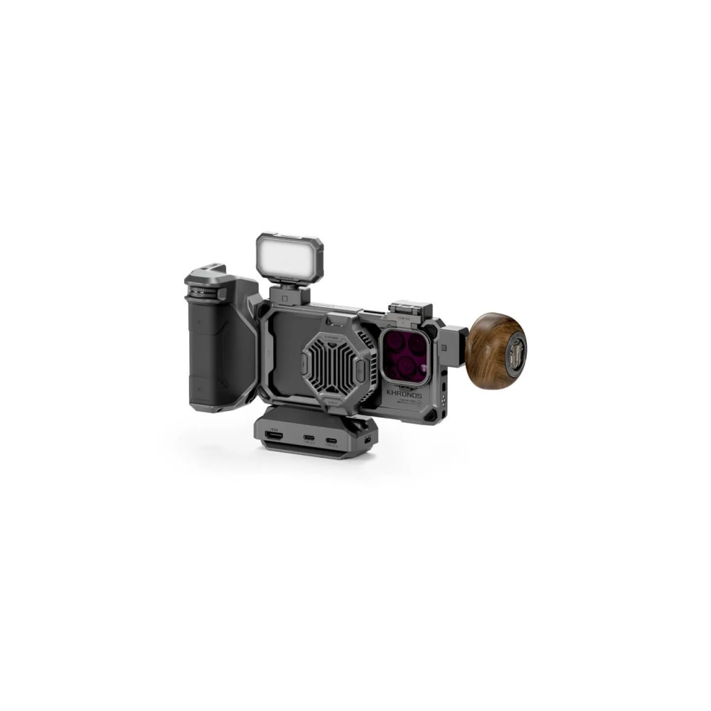 Kit definitivo Khronos iPhone 16 Pro/Max – Jaula, filtros, mango y más