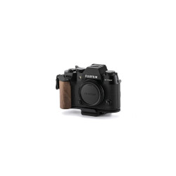 Jaula vintage para Fujifilm X-T50 – Kit base con empuñadura de madera y ARCA