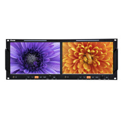 Monitor de Rack Dual 10.1" Full HD 3G-SDI, HDMI2.0 – Ruige TL1010HD-2