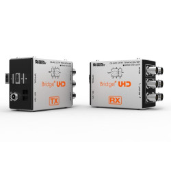 Forecast UHD_QOTR | Conversor SDI a fibra 3G/4K bidireccional profesional