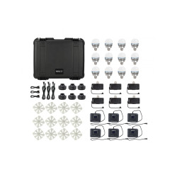 Kit 12 Nanlite PavoBulb 10C RGBWW con Control DMX y APP