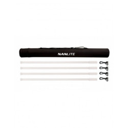 Kit 4 Nanlite PavoTube T8-7X con Efectos RGB y Control DMX