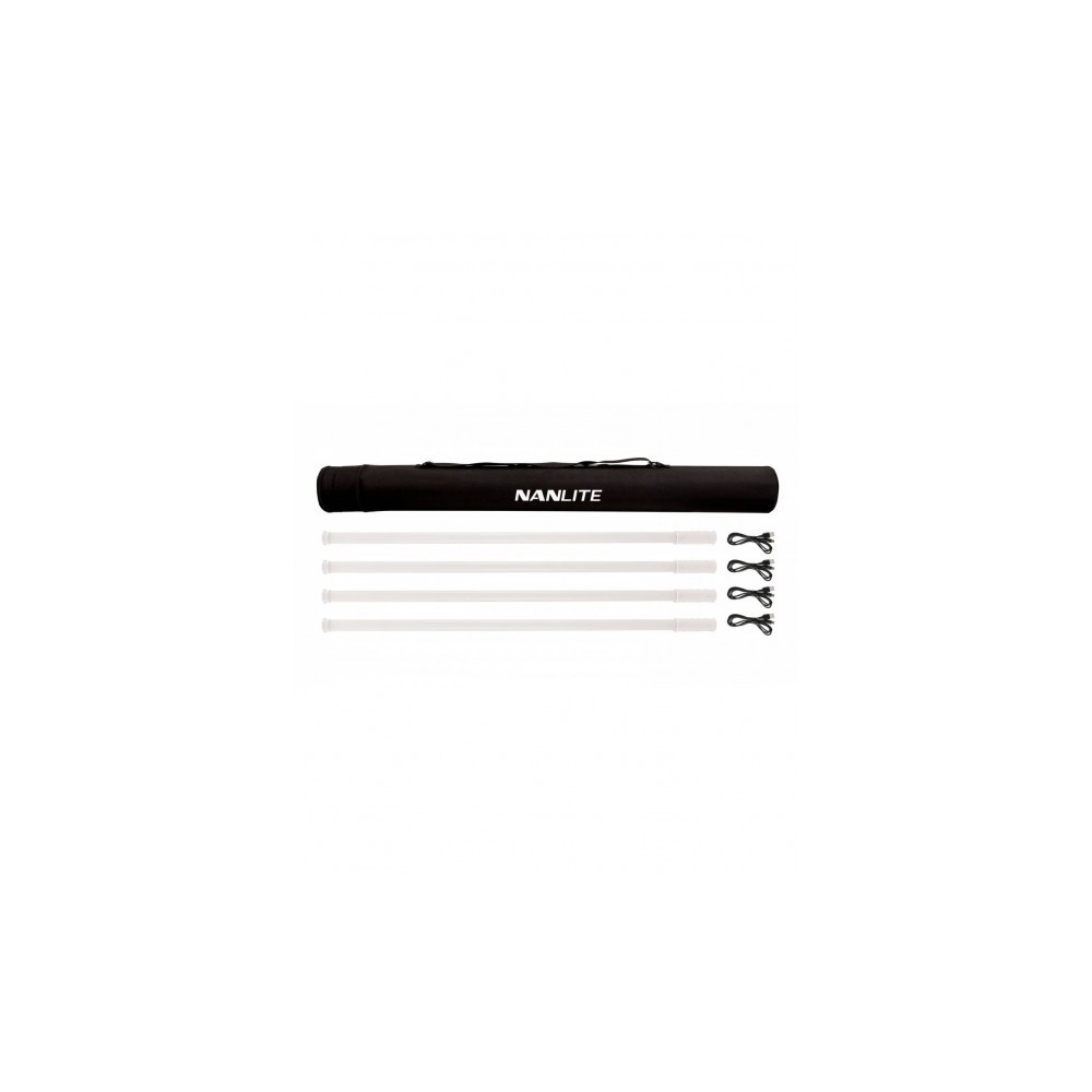Kit 4 Nanlite PavoTube T8-7X con Efectos RGB y Control DMX