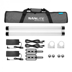 Nanlite PavoTube II 15XR x2 RGB con Batería y Control DMX