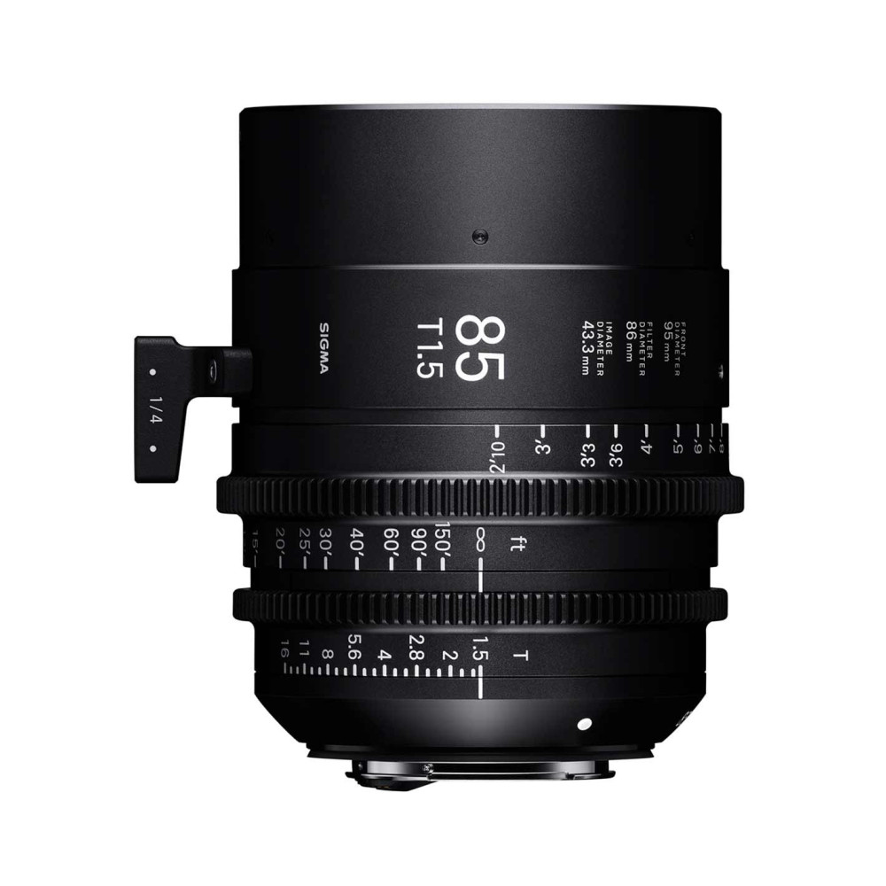 Sigma 85mm T1.5 FF Cine para Canon, Sony y PL | Óptica Profesional 8K