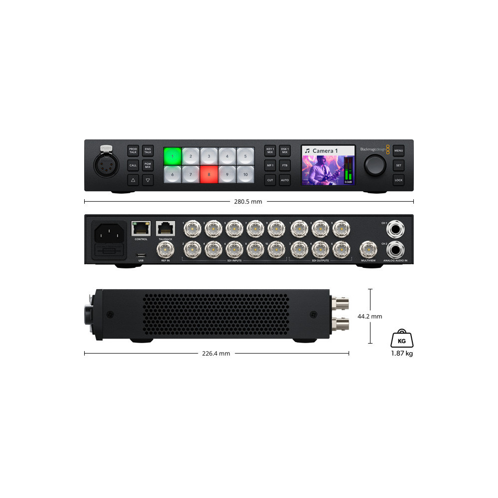 Blackmagic ATEM 1 M/E Constellation 4K: Mezclador Profesional