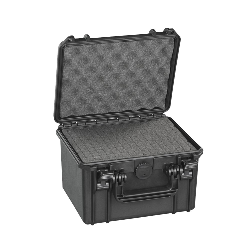 Maleta rígida IP67 STARK380H160 negra resistente al agua
