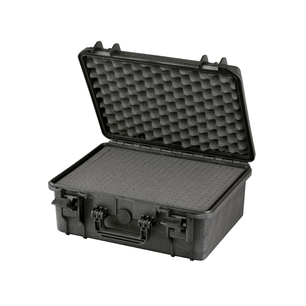 Maleta rígida con espuma IP67 STARK380H160S negra – STARK