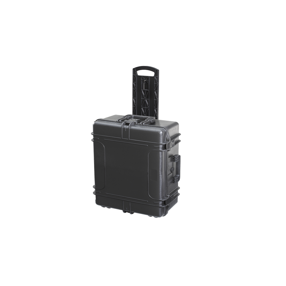 Maleta rígida vacía + trolley Black 690 x 528 x H 276 mm ext./ 620 x 460 x H250 mm int. -STARK – STARK620H250TR