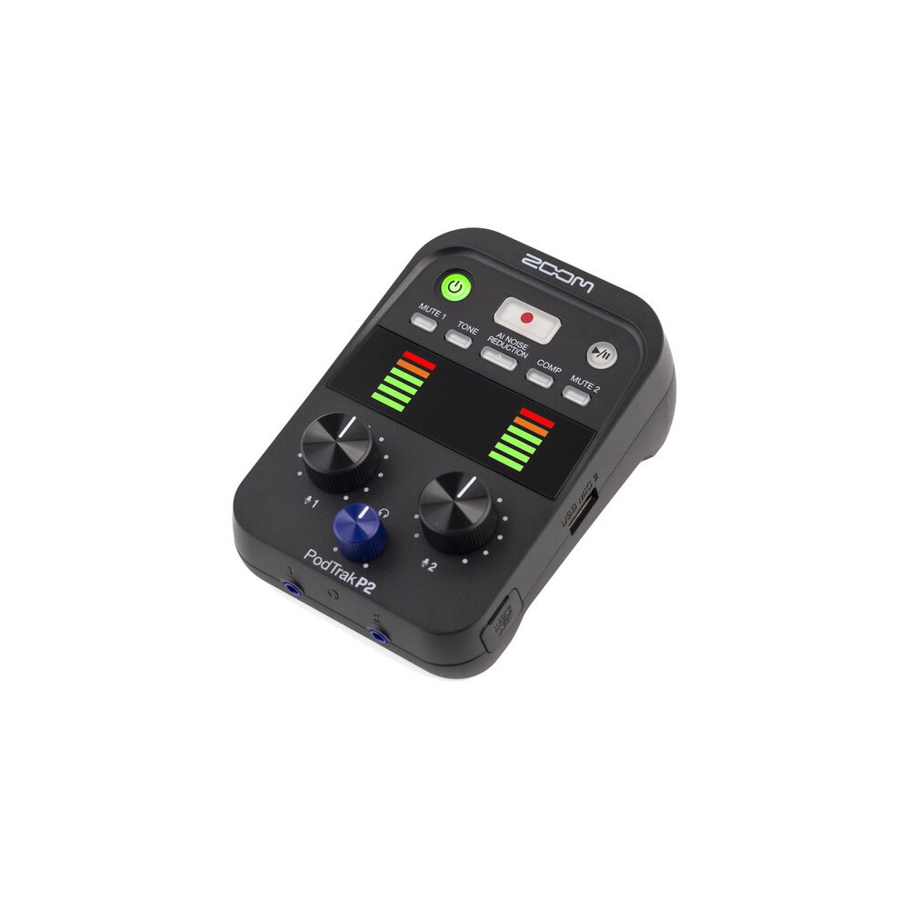 Grabadora dual USB para podcast - Zoom PodTrak P2