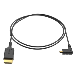 Cable 8Sinn Micro HDMI a HDMI Angulado 40cm | 4K 60p | Flexible y Delgado
