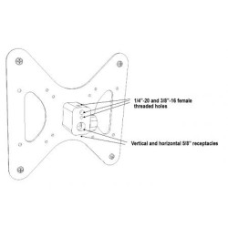 Placa VESA 9.Solutions | Montaje hasta 200mm