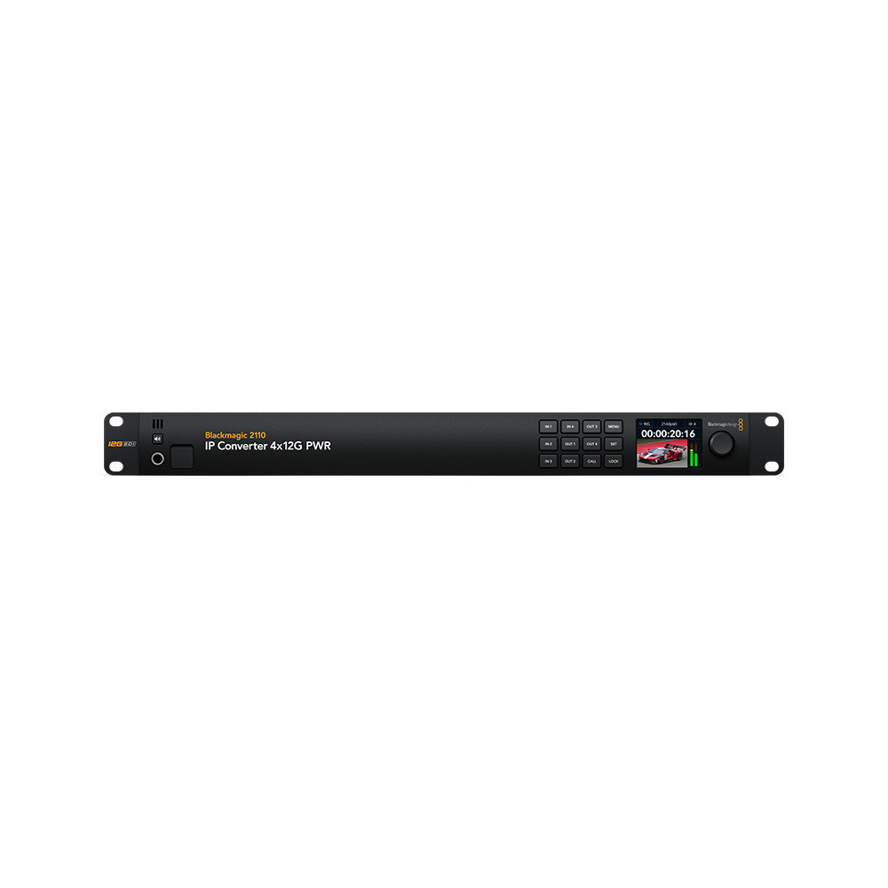 Blackmagic 2110 IP Converter 4x12G PWR | Conversor de 4 canales