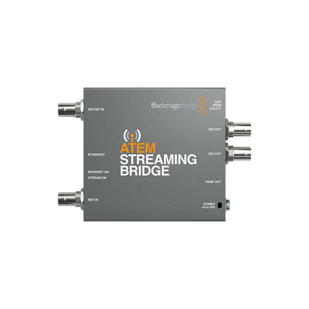 Blackmagic ATEM Streaming Bridge | Conversor H.264 a SDI y HDMI