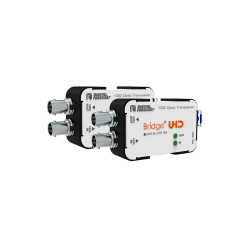 Extensor 2 Canales 12G-SDI sobre Fibra Óptica Bidireccional - DIGITAL FORECAST UHD M_OTR TRX PAR