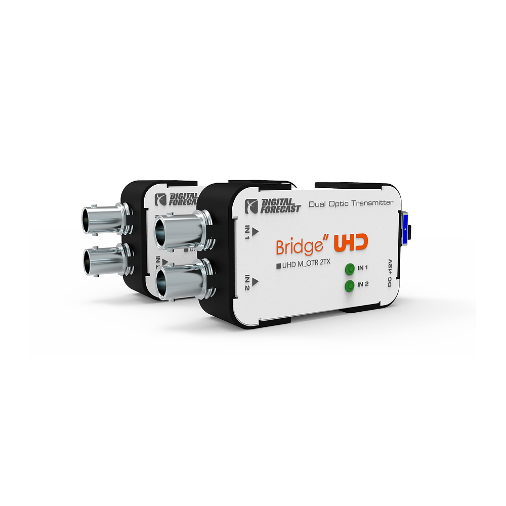 Extensor Óptico 3G-SDI Doble Canal - DIGITAL FORECAST UHD M_OTR 2TX/2RX 3G