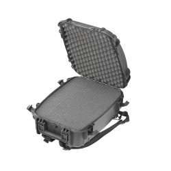 Mochila de carcasa rígida impermeable STARK485S-BP con espuma    precortada en cubos
