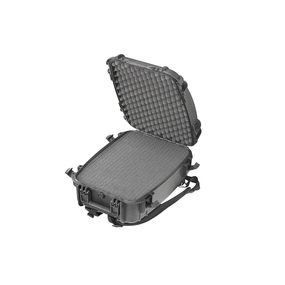 Mochila de carcasa rígida impermeable STARK485S-BP con espuma    precortada en cubos