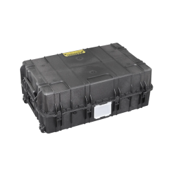 Maleta de transporte hermética impermeable, case vacío con tapa extraíble, tapa y base divididas 50/50 - STARK1090H410-R