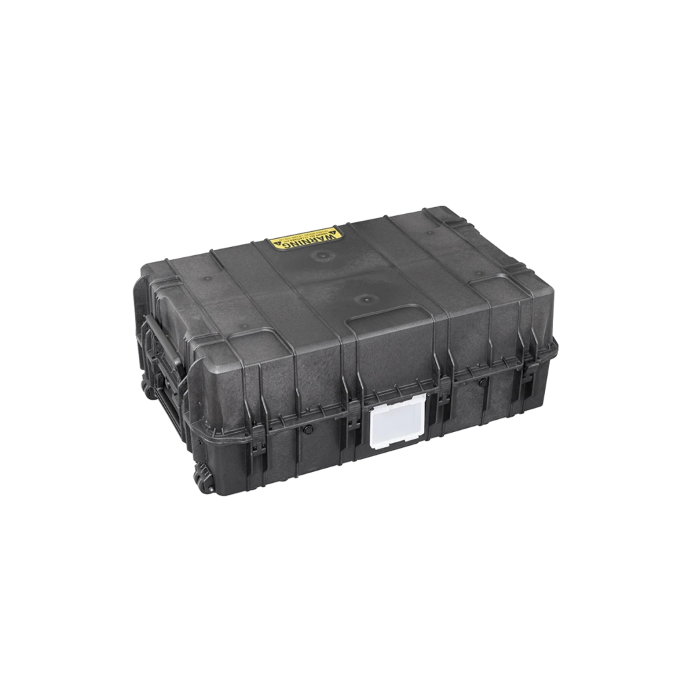 Maleta de transporte hermética impermeable, case vacío con tapa extraíble, tapa y base divididas 50/50 - STARK1090H410-R