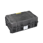 Maleta de transporte hermética impermeable, case vacío con tapa extraíble, tapa y base divididas 50/50 - STARK1090H410-R